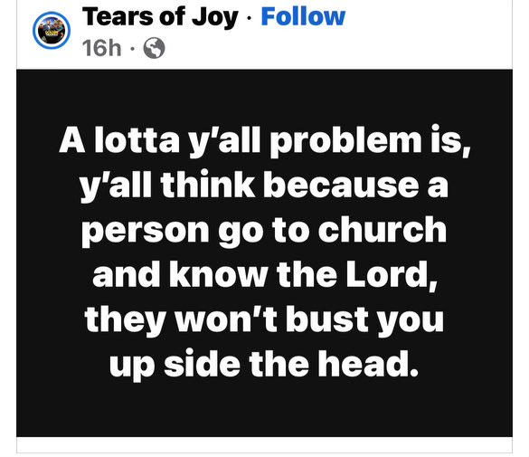 RickeySmiley's tweet photo. ⛪️🛐🤕 https://t.co/6wQBN1iEyU