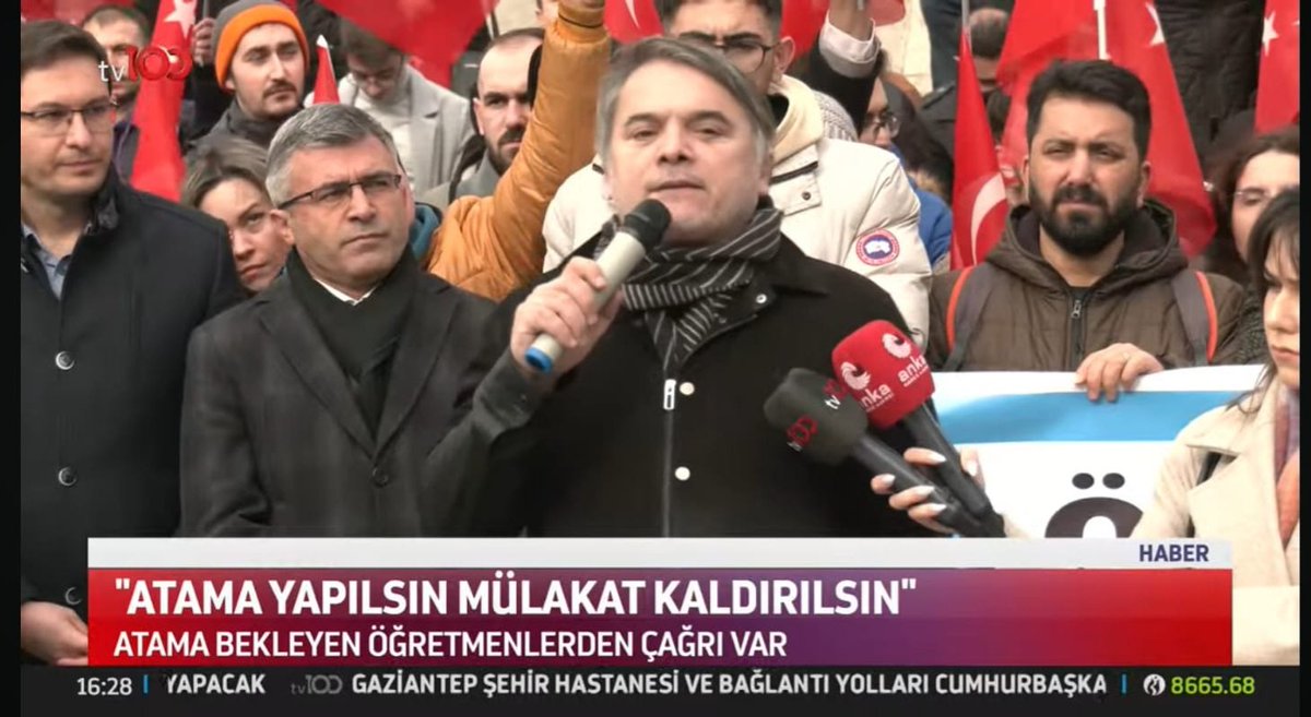 Oradaydım...
SN. CB. <a href="/RTErdogan/">Recep Tayyip Erdoğan</a> Beyden yarin müjde bekliyoruz inşallah. 
#UlustaMülakatsız100BinAtama