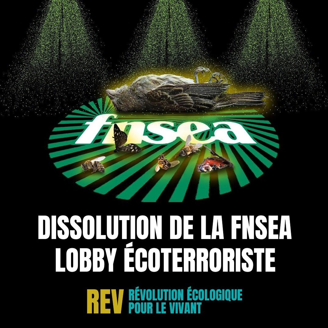 lesjeunesrev's tweet photo. Qui sont les vrais écoterroristes finalement ? 😅
#dissolutionFNSEA https://t.co/tMyEXpVKT4