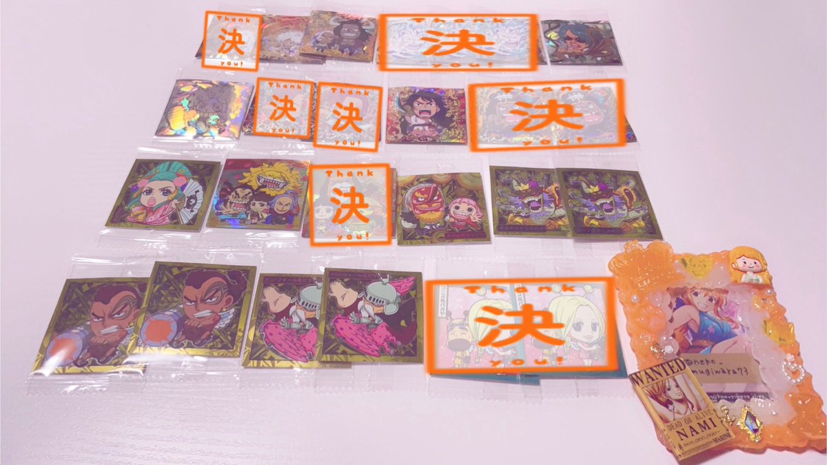 neko_mugiwara73's tweet photo. 交換 ウエハース にふぉるめーしょん LOG7 海の皇帝 ONEPIECE ワンピース

譲 SCR2種 UGRルフィ SGRモモの助 GR緑牛 その他画像参照

求 今弾ナミさん又は過去弾ナミさん

初回ﾘﾄﾘﾝ必読。検索からでもご連絡お待ちしております。 https://t.co/1IAvQMWUFA
