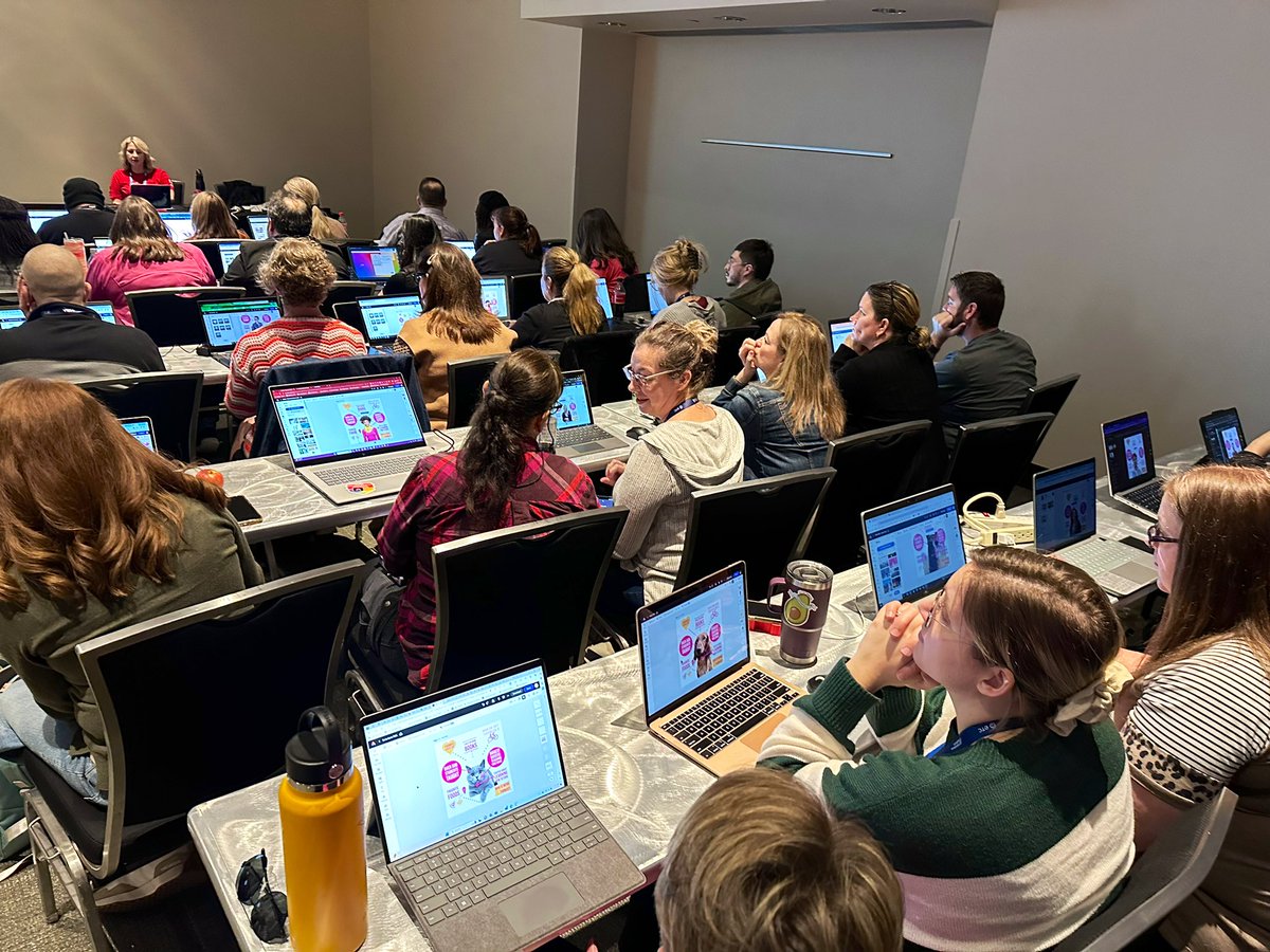 We were thrilled to share our passion for creativity with the incredible educators at #TCEA! @AdobeForEdu #AdobeEduCreative @AdobeExpress “ACE LEVE 1 certification”✅ Thank You for sharing your time with All of Us !! ❤️