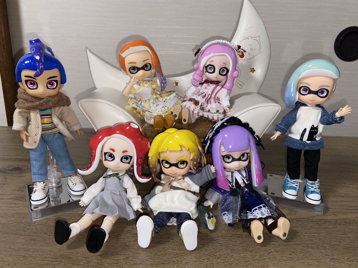 スプラトゥーン フィギュア 14体セット　セリアケース スプラトゥーン フィギュア 14体セット セリアケース スプラ