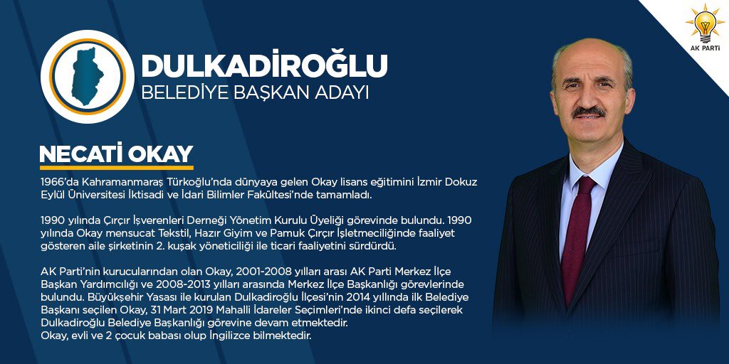 📸 📍#Kahramanmaraş İlçe Belediye Başkan Adayı Tanıtım Toplantısı #Dulkadiroğlu - Necati Okay