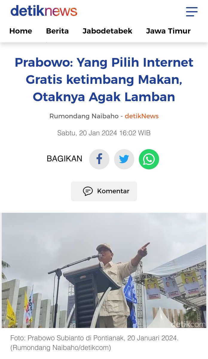 Anjir makan gratis mulu syalan, 
Makan makan makan makan😭

"Makan gratis lebih baik daripada internet gratis" Kata Pak Prabowo

Jejak digital selalu ada pak mkmk
#debatcapres2024