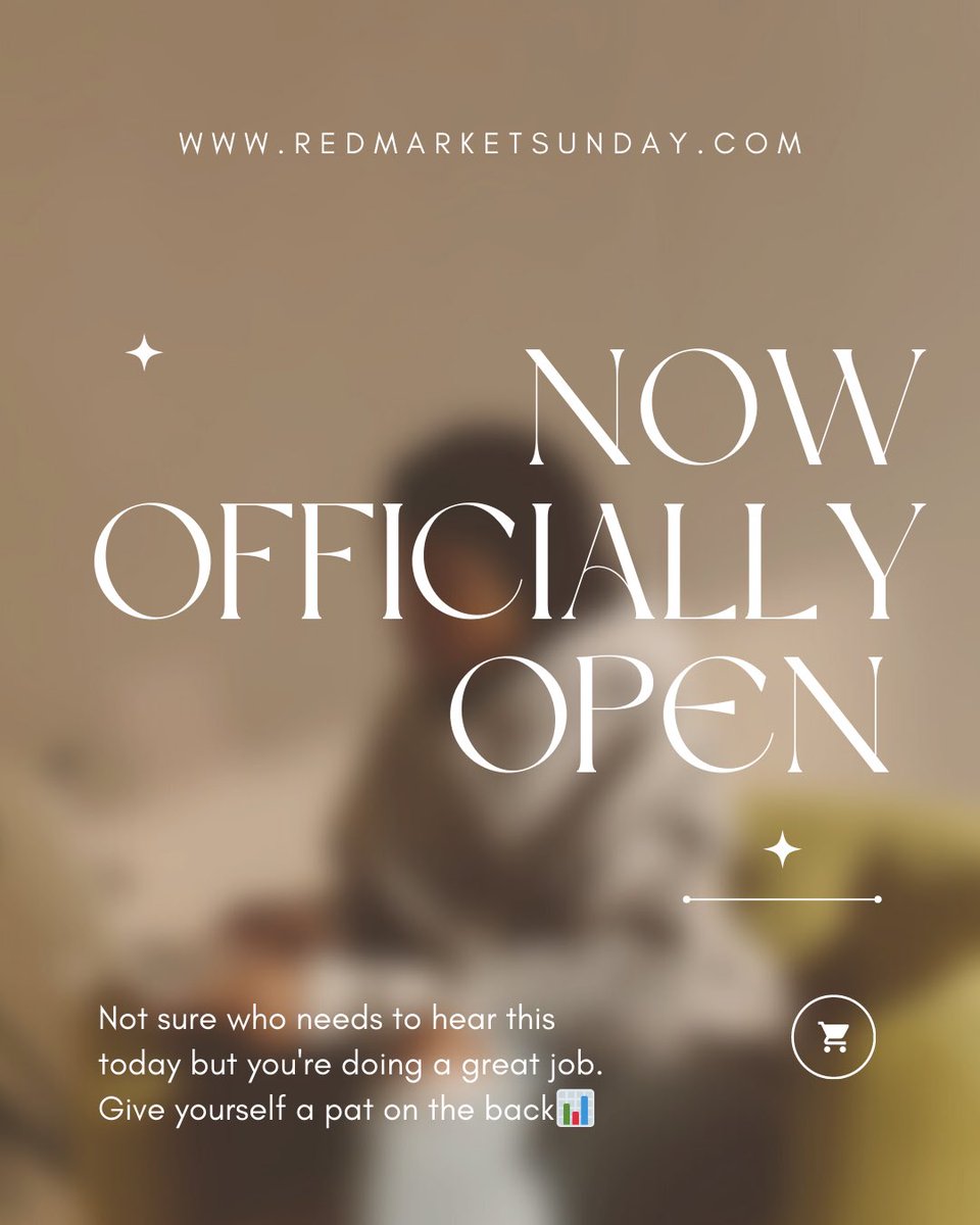#RedMarketSunday is NOW OFFICIALLY OPEN..Happy trading fam🥰