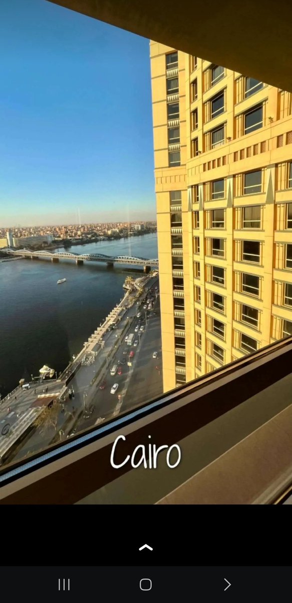 اطلاله فندق  سانت ريجيس القاهره 🥰😍🇾🇪🇾🇪