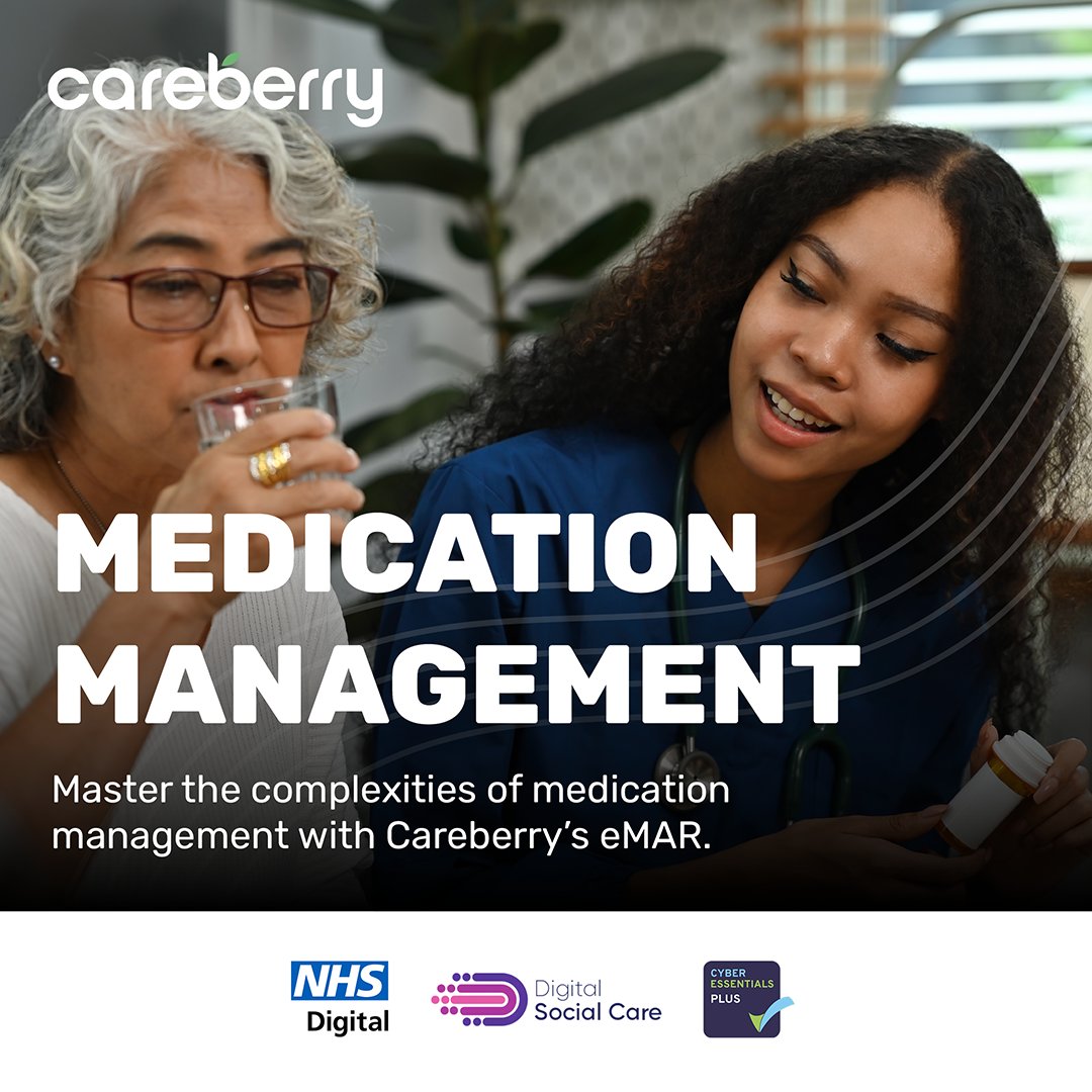 Master Medication Management Master the complexities of medication management with Careberry's eMAR. 💊 Request your free demo at careberry.com. 🛡️ Error Prevention 💊 Accurate Dosing 📚 Comprehensive Records #MedicationManagement #CareberryInnovation