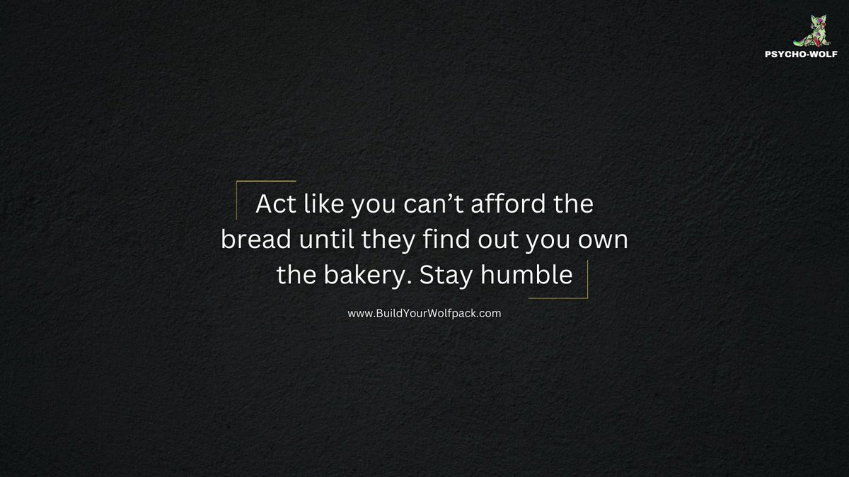 PSYCHOWOLFPACK1's tweet image. Playing the part of a struggling customer until they realize I'm the one behind the bakery counter. #StayHumble #BreadBoss #BakeryOwner