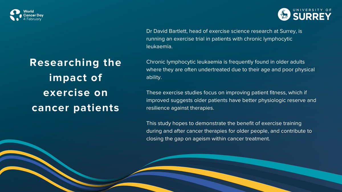 Surrey Biosciences (@unisurreybiosci) on Twitter photo This year’s #WorldCancerDay theme is #ClosetheGap, which is about ensuring cancer diagnosis, care and treatment is equitable.
Here is how @BarlettLab in the School of Biosciences is working to #ClosetheGap.
<a href="/UniOfSurrey/">University of Surrey</a> <a href="/CancerAtSurrey/">Cancer Care Surrey</a> This year’s #WorldCancerDay theme is #ClosetheGap, which is about ensuring cancer diagnosis, care and treatment is equitable.
Here is how @BarlettLab in the School of Biosciences is working to #ClosetheGap.
<a href="/UniOfSurrey/">University of Surrey</a> <a href="/CancerAtSurrey/">Cancer Care Surrey</a>
