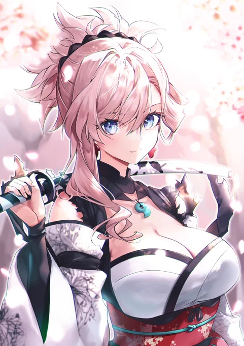 サムレム武蔵ちゃん描きました #fateSR 