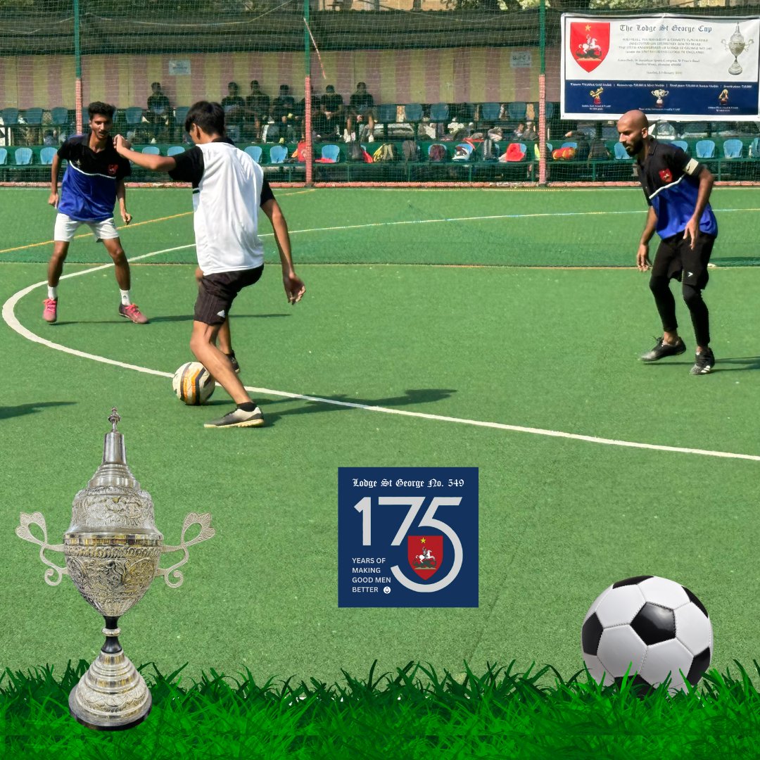 And we're off! The #LodgeStGeorgeCup kicks off in style... may the best team win!!
<a href="/UGLE_GrandLodge/">United Grand Lodge of England</a> <a href="/DglBomEC/">DGL_Bombay</a>