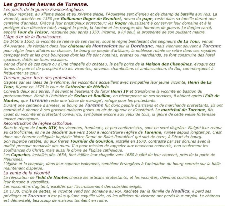 Plus qu'une partie du royaume de France, la vicomté de Turenne était quasiment un état, une autonomie presque complète, une monnaie y était battue. #correze #Patrimoine #architecture #Histoire #culture #nature #Village #campagne