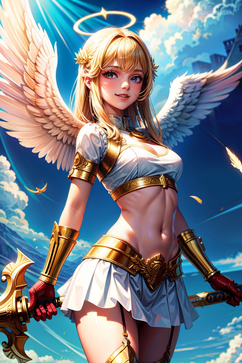 NeuralMaki's tweet photo. 👼"May the archangels protect us"

➡️ Hey @naughty_skynet, here is my submission for your #Heavenly_KnAIght challenge! 

#AIArt #AIGirl #AIartCommunity #diablo4