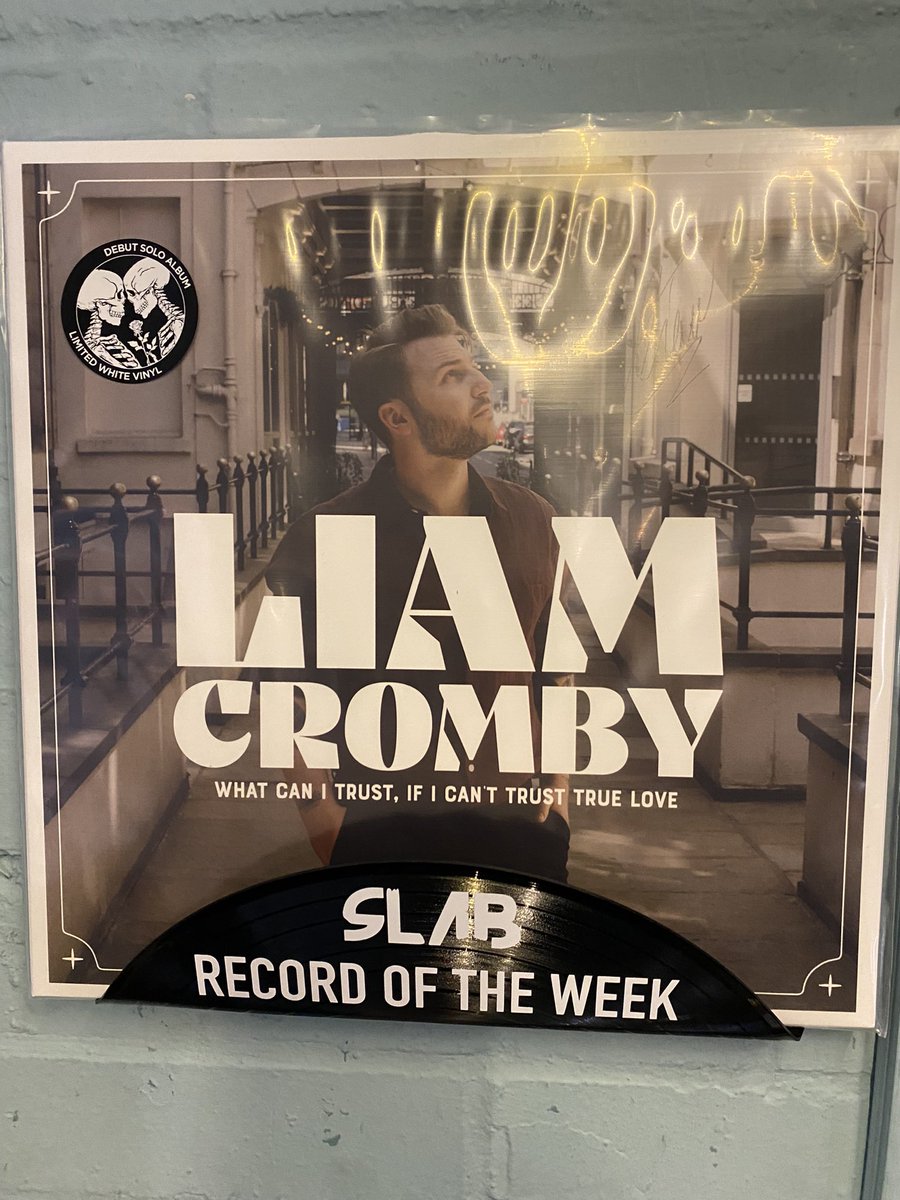 Record of the week! 👀 This week we have our very very good friend mr Liam Crosby with his amazing debut album. A stunning voice and a great songwriter. We are lucky enough to have a couple of signed copies of this in store 👍 Check it out! Shop open 12-5 today