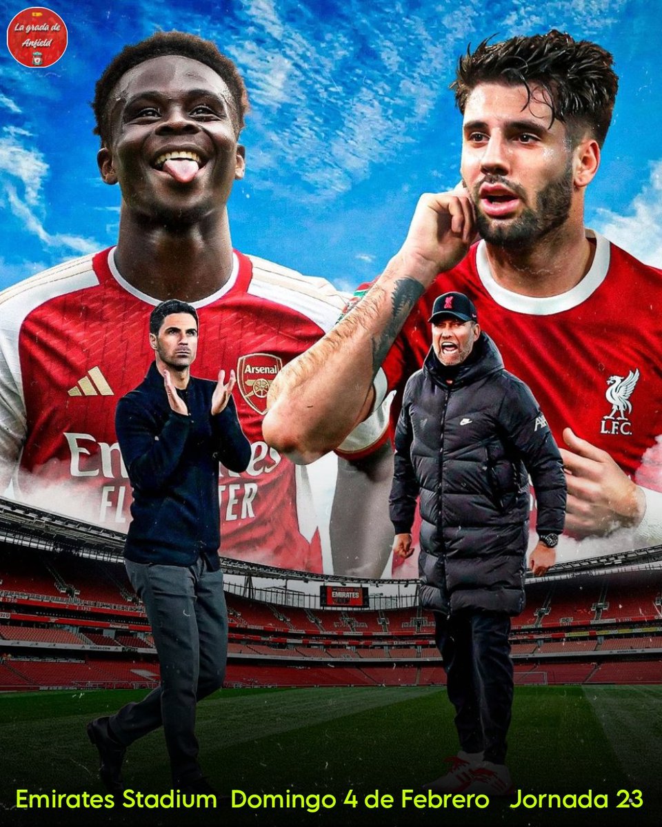 🔴 𝐌𝐀𝐓𝐂𝐇 𝐃𝐀𝐘 🔴

🏟 Emirates Stadium
🏆 Premier League 
🆚 Arsenal 

¡Con todo rojos!
