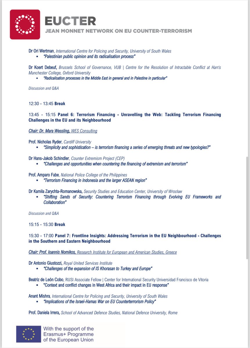 EUCTER-Jean Monnet Network on EU Counter-Terrorism tweet media