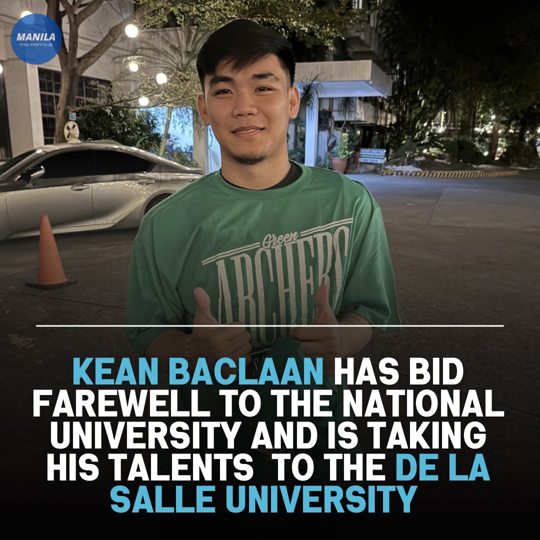 ManilaPPC's tweet photo. Kean Baclaan transfers to DLSU Green Archers! 🏹

#UAAP #basketball #AnimoLaSalle https://t.co/IW0DslS1Zp