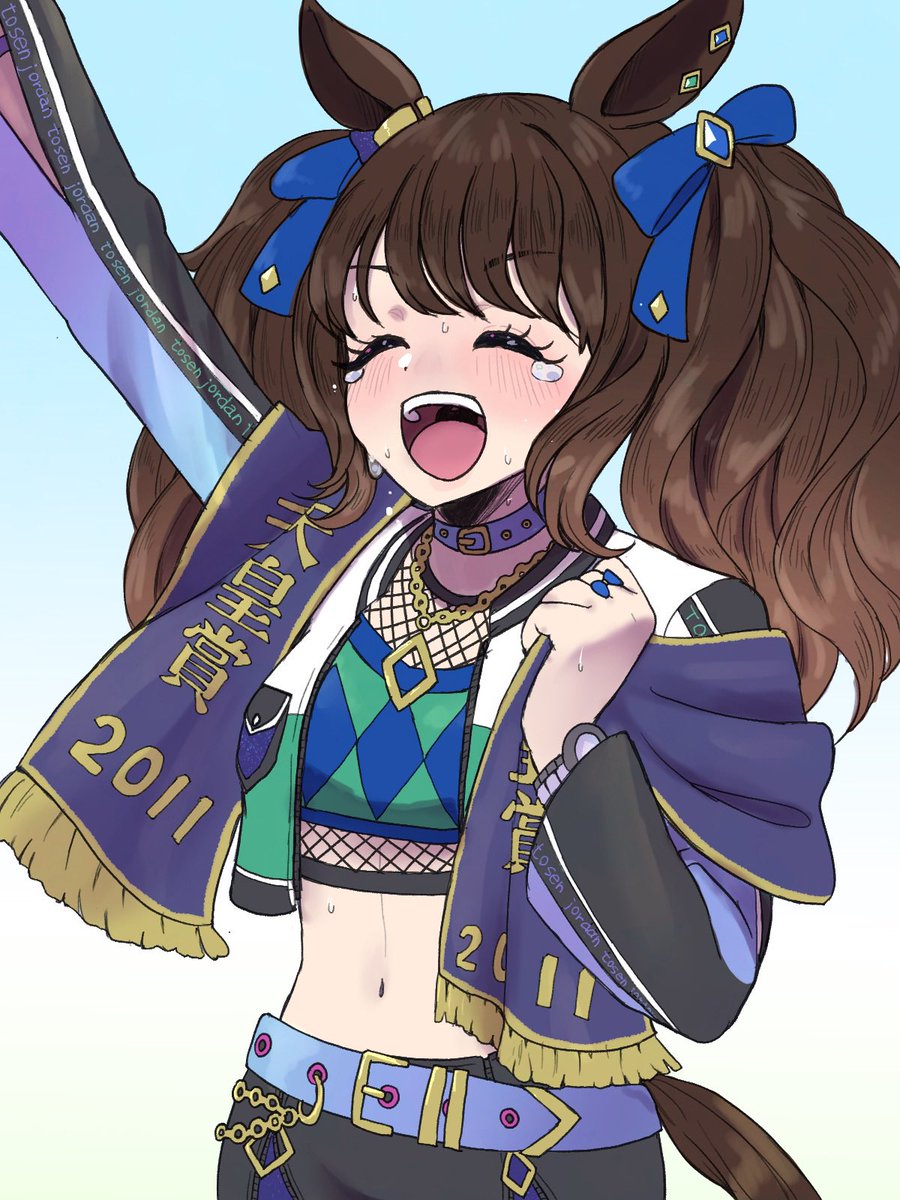 トーセンジョーダン「#トーセンジョーダン生誕祭2024 」|アヤハナ。のイラスト