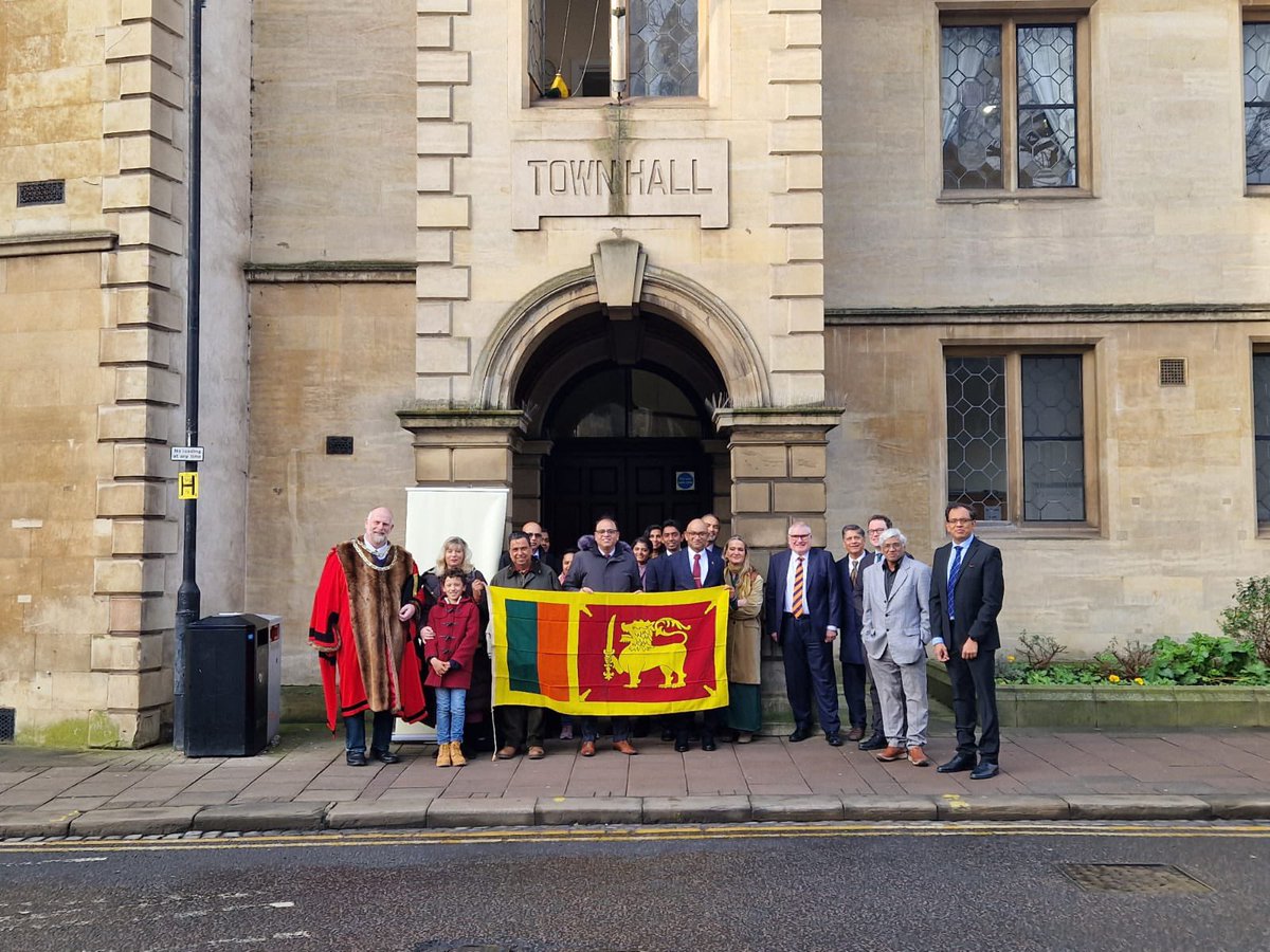 YasinForBedford's tweet photo. Happy independence day to the Srilankan community in Bedford &amp; Kempston, and around the world! 

It was a privilege to attend the flag raising ceremony at Bedford Town Hall this morning, thank you for having me. https://t.co/NL4Ba9sqaY