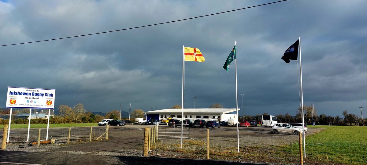 InishowenRFC's tweet photo. Congratulations to our Senior XV on a hard fought 17-13 victory over @LimavadyRFC 2s in the #FosterCup 1/4 final yesterday. Wonderful to see our Club Tots lead out the Team @UlsterBranch #irelandsmostnortherlyrugbyclub https://t.co/82rRW0HOnB