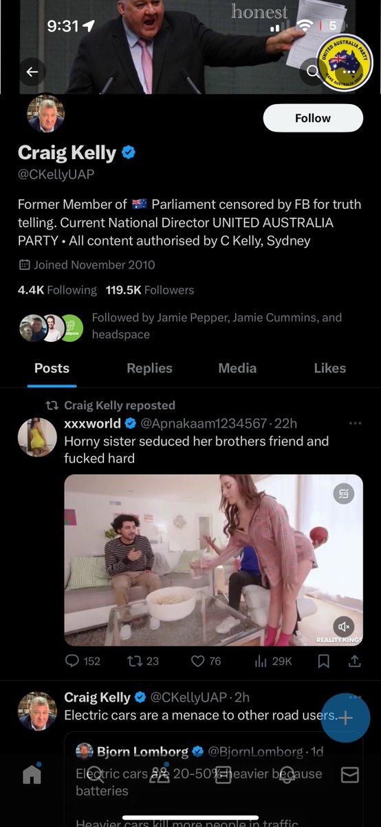 Brodhe's tweet photo. He retweeted it over an hour ago and hasn’t realised 😂 https://t.co/9sUHp3HSs8