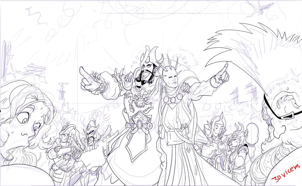 3dVicens's tweet photo. Commission Wip:
Year of the dragon in Cathay!
Final piece will be posted on 10th of February
#wip #Cathay #MiaoYing #ZhaoMing #YuanBo #WarhammerCommunity #WarhammerArt #totalwar #Gotrek #Felix #BalthasarGelt #KarlFranz #Imrik #ArtistOnTwitter https://t.co/ES2n3JYkXD