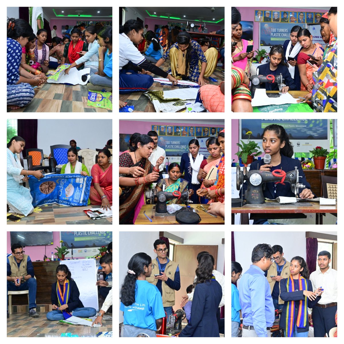 itsBiswajeet's tweet photo. Livelihood skill training program for young women collaboration with @WWFINDIA and @plastic Tide Turners at  Balidia , Nuagada Panchayat paradeep. 
@SATTVIC_SOUL 
@CollectorJspur
 @GuhaIas 
@SDGOdisha 
@CESOdishaGovt
 @PRDeptOdisha 
@CMO_Odisha 
@PKujanga
 @IPR_Odisha https://t.co/RG0bT5h3yr