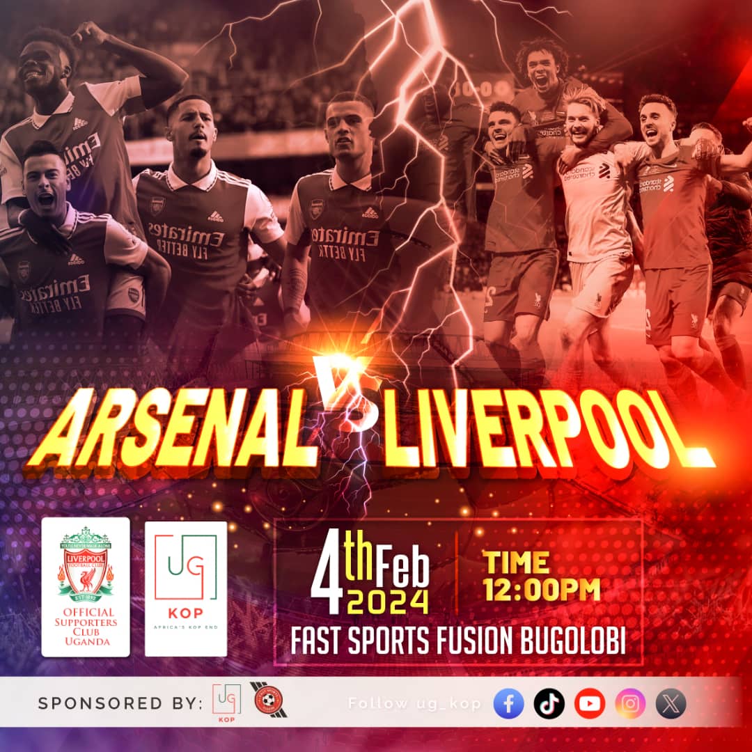 It's matchday!!!
UGKOP League & Match viewing @Arsenal Vs @LFC 
@ugkopleague @FastSportsUG @LFCTV @LivEchonews