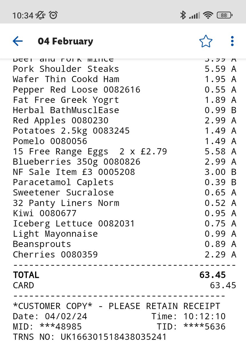 CharlieG1908's tweet photo. @LidlGB not happy I bought some Cherries this morning that were in store £2.29 down to £1.29 (-49%) and when I've checked the receipt I've been charged full price 😔 https://t.co/eLWwO0wM0A