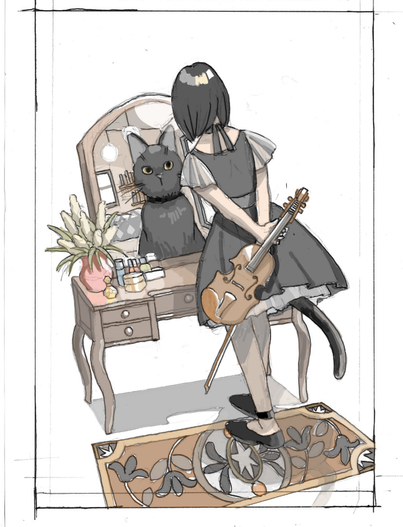 「」|まみたのイラスト