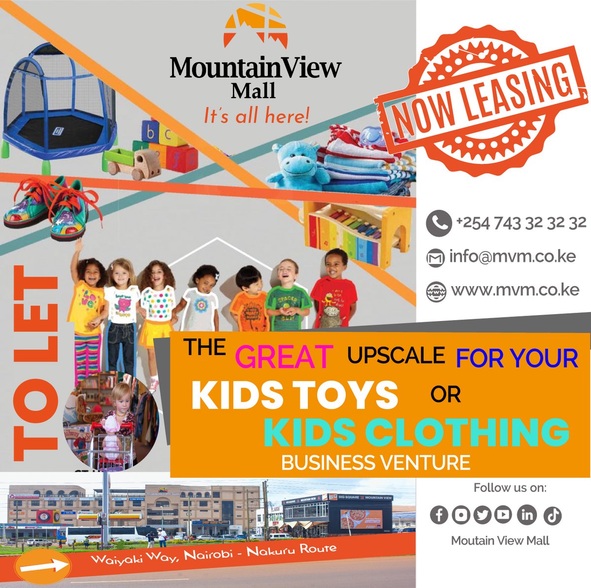 MVM_KE's tweet image. As you shop at Mountain View Mall Kenya, let  your kids enjoy play time with Our toys on the 1st floor
#itsallhere#mountainviewmall#waiyakiwai #everyone #KidsFun #MallFun #RestinPeace
