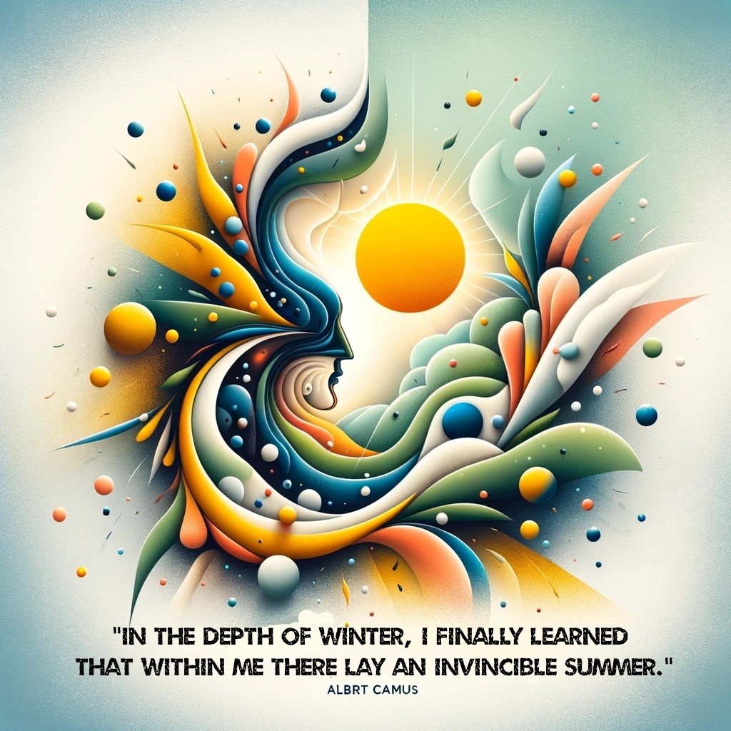 ApathJagat267's tweet photo. "In the depth of winter, I finally learned that within me there lay an invincible summer." — Albert Camus #Resilience #Transformation Embrace the journey from darkness to light, finding the strength that lies within. https://t.co/afUF5VUdtN