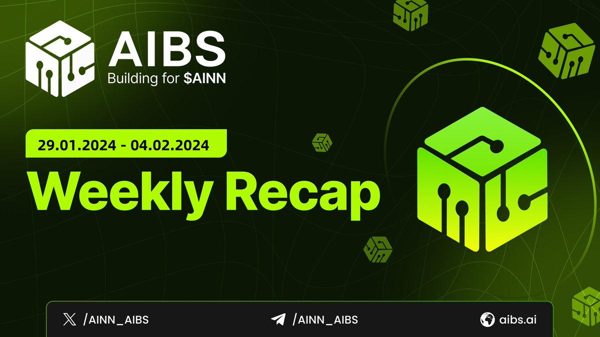 $AIBS (@ainn_aibs) on Twitter photo Weekly Recap by <a href="/AINN_AIBS/">$AIBS</a>: Jan 29 - Feb 04, 2024 👇
#AIBS Partnership with leading #Web3 projects:
🤝 #AIBS x <a href="/KOLONFT/">KOLO.Market</a>
🤝 #AIBS x <a href="/blackgoldenjp/">BGアルゴリズム取引所 | BlackGolden</a>
🤝 #AIBS x <a href="/atem_network/">Atem Network</a>
🤝 #AIBS x <a href="/BITEET_official/">BITEET</a>
🤝 #AIBS x <a href="/XRenderAI/">XRender AI</a>
🤝 #AIBS x <a href="/Mice_Brc20/">MICE</a>
💬 #AINN, the eco of AIBS, Weekly Recap by <a href="/AINN_AIBS/">$AIBS</a>: Jan 29 - Feb 04, 2024 👇
#AIBS Partnership with leading #Web3 projects:
🤝 #AIBS x <a href="/KOLONFT/">KOLO.Market</a>
🤝 #AIBS x <a href="/blackgoldenjp/">BGアルゴリズム取引所 | BlackGolden</a>
🤝 #AIBS x <a href="/atem_network/">Atem Network</a>
🤝 #AIBS x <a href="/BITEET_official/">BITEET</a>
🤝 #AIBS x <a href="/XRenderAI/">XRender AI</a>
🤝 #AIBS x <a href="/Mice_Brc20/">MICE</a>
💬 #AINN, the eco of AIBS,