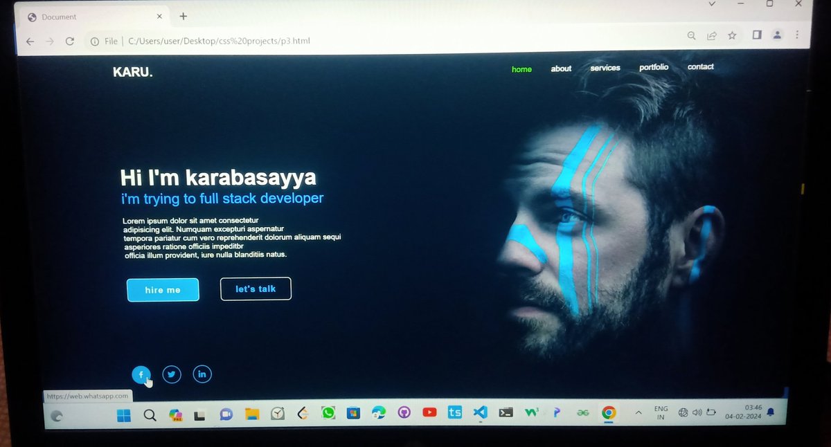 Working on my first project..✨
Trust the process🙌

#javascript #html5 #CSS #vscode #reactjs #webdevelopment