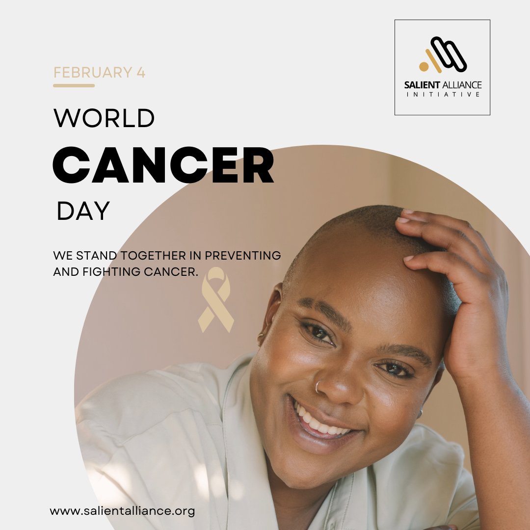 Join us in the fight against cancer this #WorldCancerDay. 

Together, we can raise awareness, support survivors, and strive for a cancer-free future.

#SAI 
#WorldCancerDay 
#cancerawarenessmonth🎀
#Closethecancergap
#chokecancer
#theworldwewant