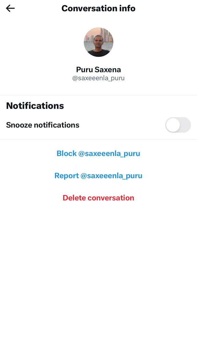 planbbluestar's tweet photo. @saxena_puru Imposter using your name with different Twitter handle. DM was very fishy. Reported and Blocked. Thought you should know. All the best. https://t.co/S1nrA9OI12