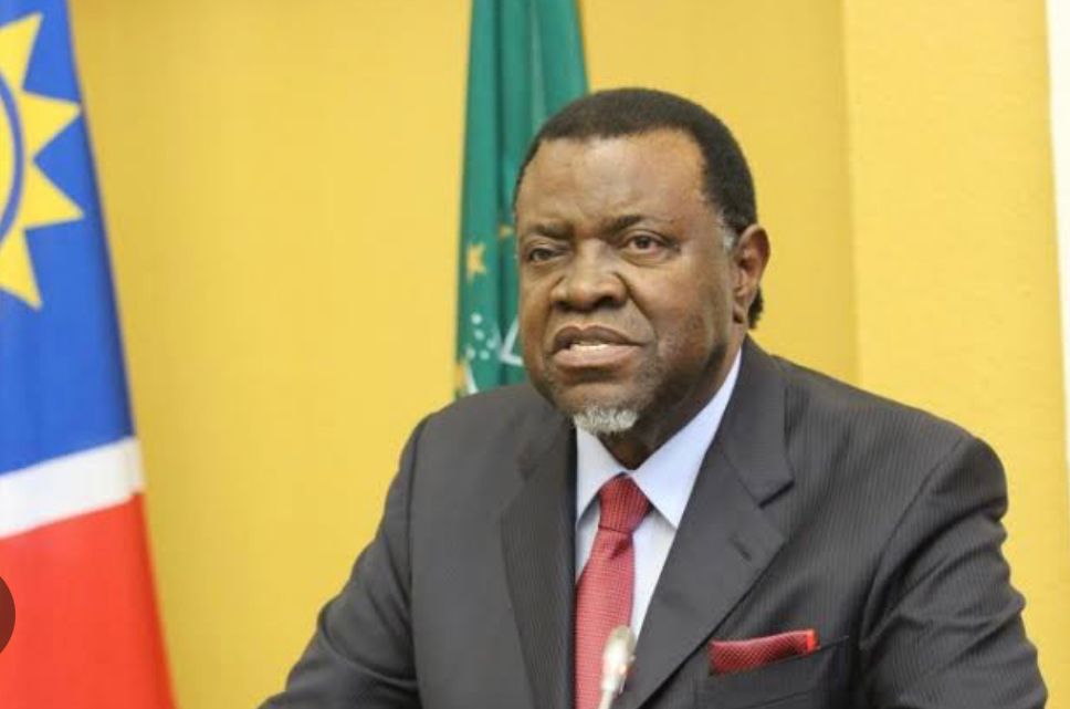 Rest In peace H.E Dr @hagegeingob, President of the Republic of Namibia 🇳🇦 who died today. My deepest condolences to @FirstLadyNam, his family and the people of Namibia. We stand in solidarity with Speaker Peter Katjavivi and all our parliamentary colleagues @parliament_nam.