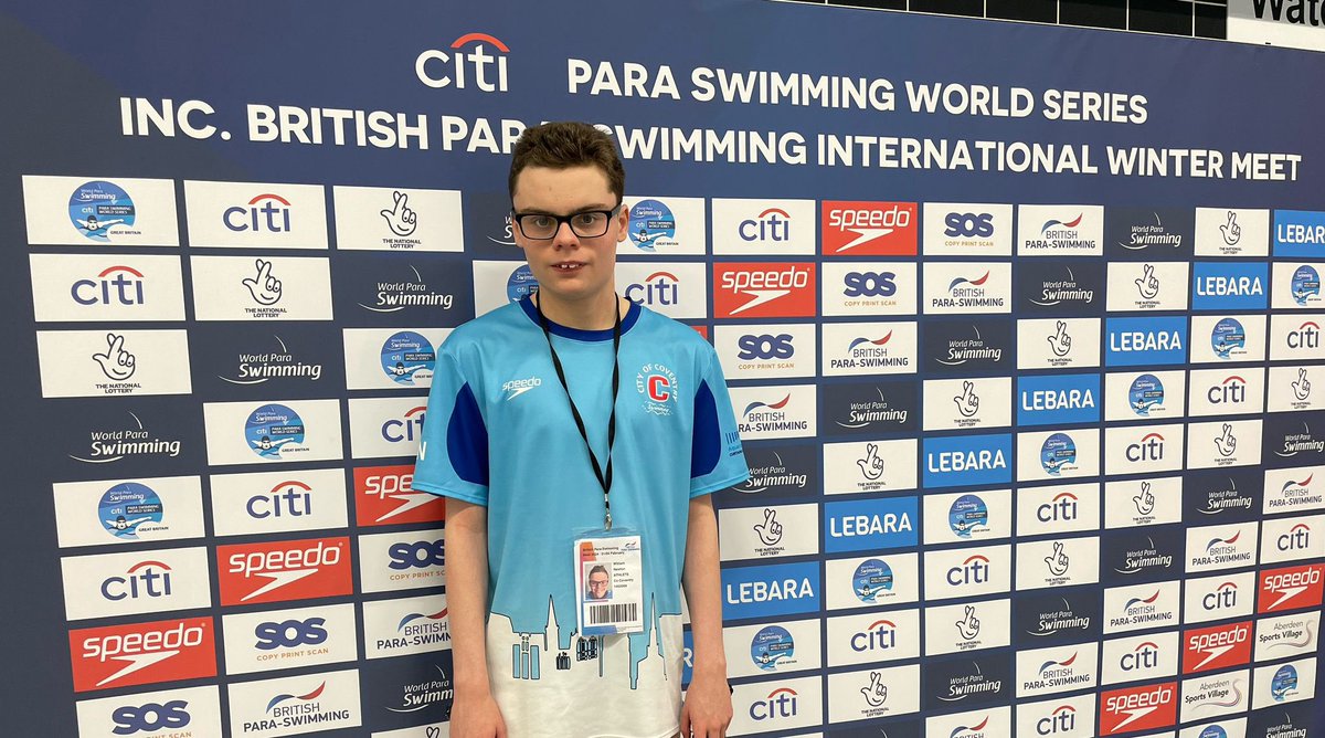 Good luck to will on his final day at the para championships in Aberdeen.let’s see some speedy swimming 🥳💪