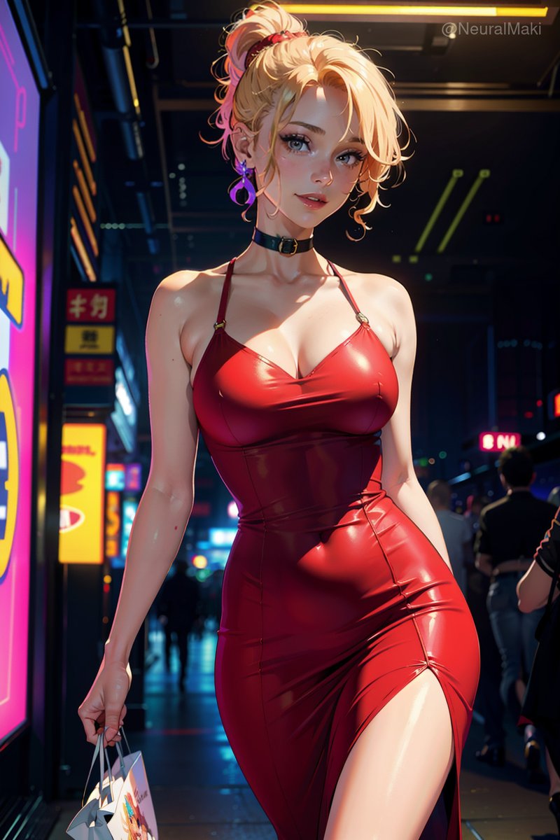 NeuralMaki's tweet photo. ❤️"Were you listening to me, Neo?"

➡️ #LadyinRed_ai challenge by 
@SimFaces 

#AIArt #AIGirl #AIartCommunity #AIChallenge #Matrix https://t.co/kFNjhtmbkm
