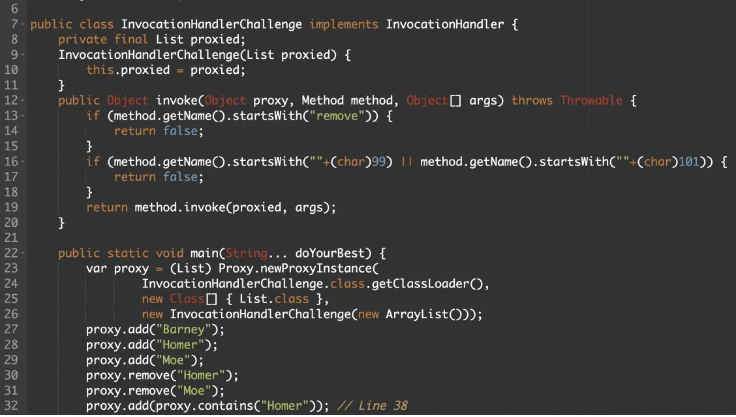 RafaDelNero's tweet image. Enhance your Java prowess with the Method Interceptor Java Challenge! 🕵️ Perfect the skill of method interception to enrich your toolkit. Unleash your potential! 💡👨‍💻

Link: bit.ly/3FuQSOe

#Java #JavaChallenge #MethodInterceptor