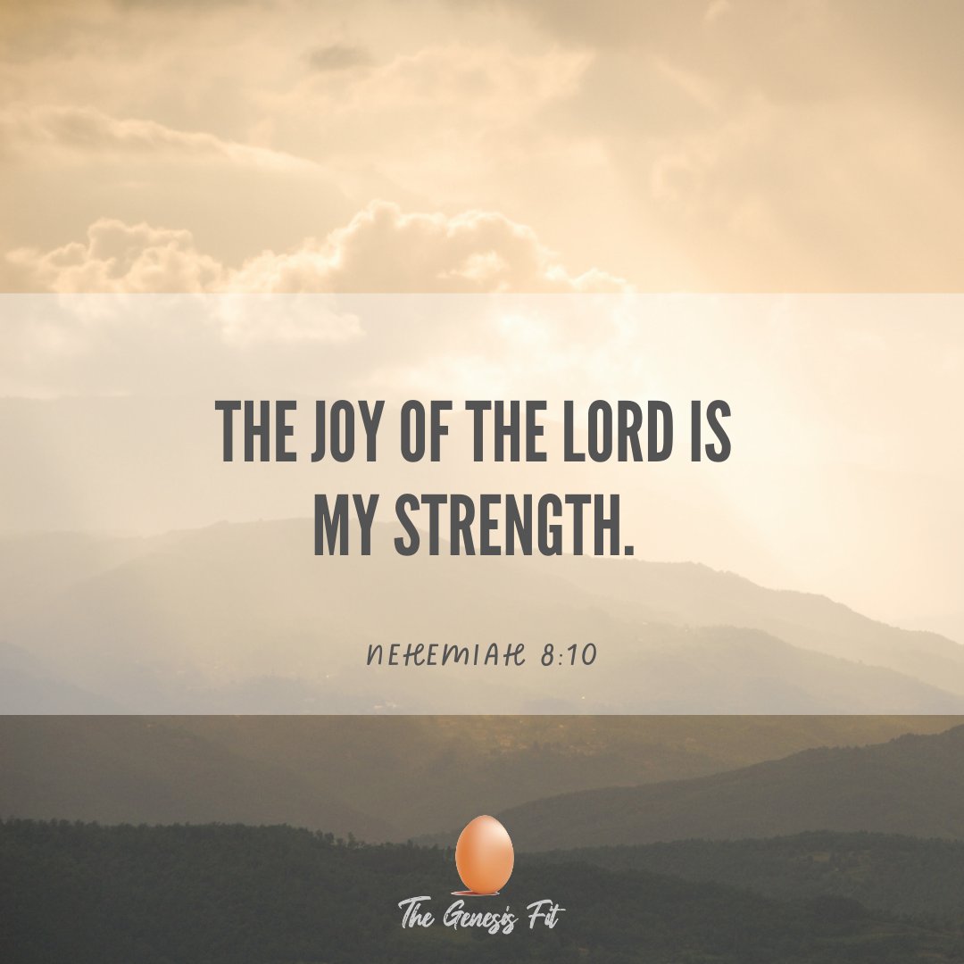 thegenesisfit's tweet photo. Nehemiah 8:10 declares a profound truth: "The joy of the Lord is my strength."
💪💖 In the embrace of divine joy, discover a source of enduring strength that goes beyond mere physical might. 💖💪
#ChristianBased #ChristianBusiness #MarshfieldMA #GymCommunity https://t.co/OPFiSpaj0t