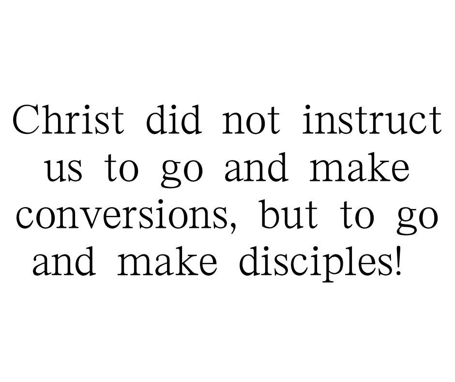 Morning saints! Go therefore make disciples of all the nations, baptizing them in the name of the Father and of the Son and of the Holy Spirit, teaching them to observe all things that I have commanded you; and lo, I am with you always, even to the end of the age.” Amen.