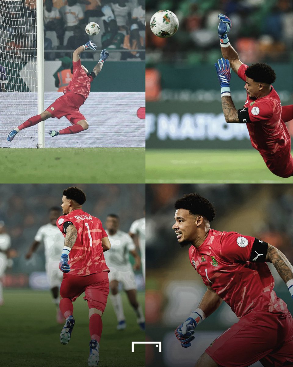 أول حارس في تاريخ منتخب جنوب أفريقيا يحافظ على نظافة شباكه في 4 مباريات على التوالي في بطولة أمم إفريقيا 🔝

أول حارس في تاريخ أي بطولة كبرى للمنتخبات يتصدى لـ 4 ركلات من 5 ركلات ترجيح 🔝

قاد منتخب بلاده للتأهل إلى نصف نهائي #أمم_إفريقيا_2023 للمرة الأولى منذ عام 2000 🏆

ليلة