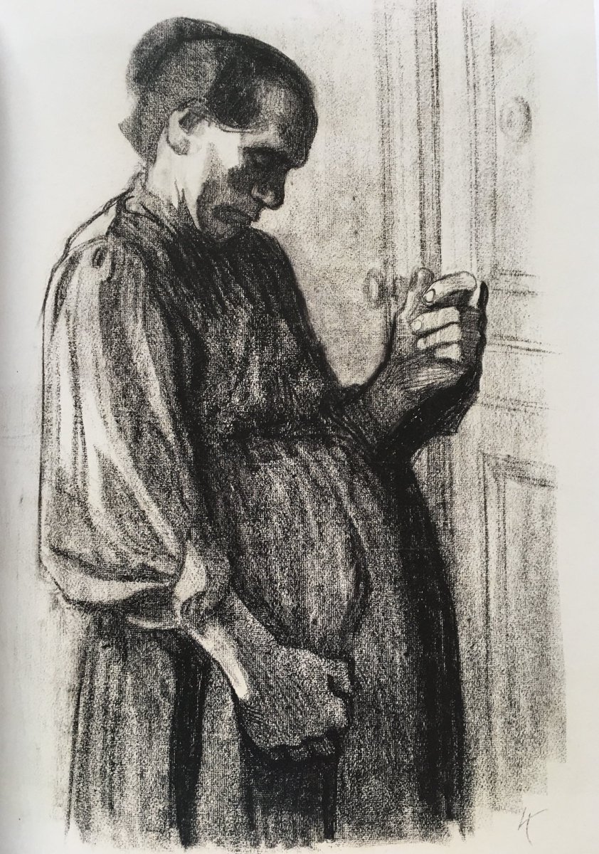 Käthe Kollwitz
(First : self portrait circa 1888) 