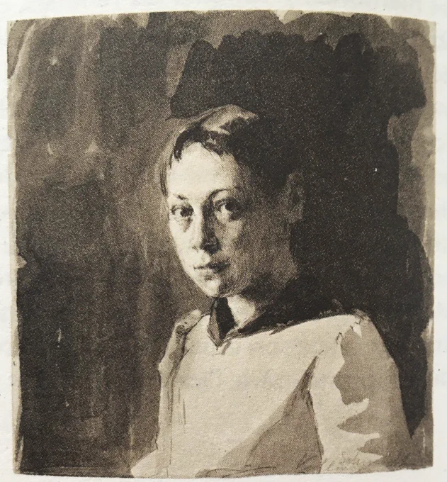 Käthe Kollwitz
(First : self portrait circa 1888) 