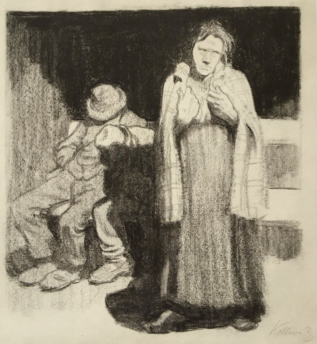 Käthe Kollwitz
(First : self portrait circa 1888) 