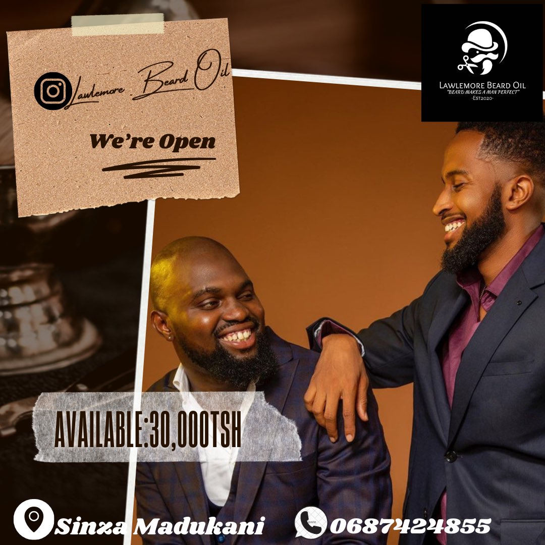 lawlemore's tweet photo. MAFUTA YA KUKUZA NA KULETA NDEVU
💧Inasaidia sana kwenye kukuza ndevu Kwa haraka
💧Location: Tupo Sinza Madukani
💧Bei :30,000Tsh
☎️Wasiliana nasi Kwa namba hii:0687424855/0716158775 au bonyeza kwenye link kwenye bio.
💧Wateja wetu wa  Mikoani tunatuma mzigo Kwa Uaminifu🤝. https://t.co/joy3oCweRP