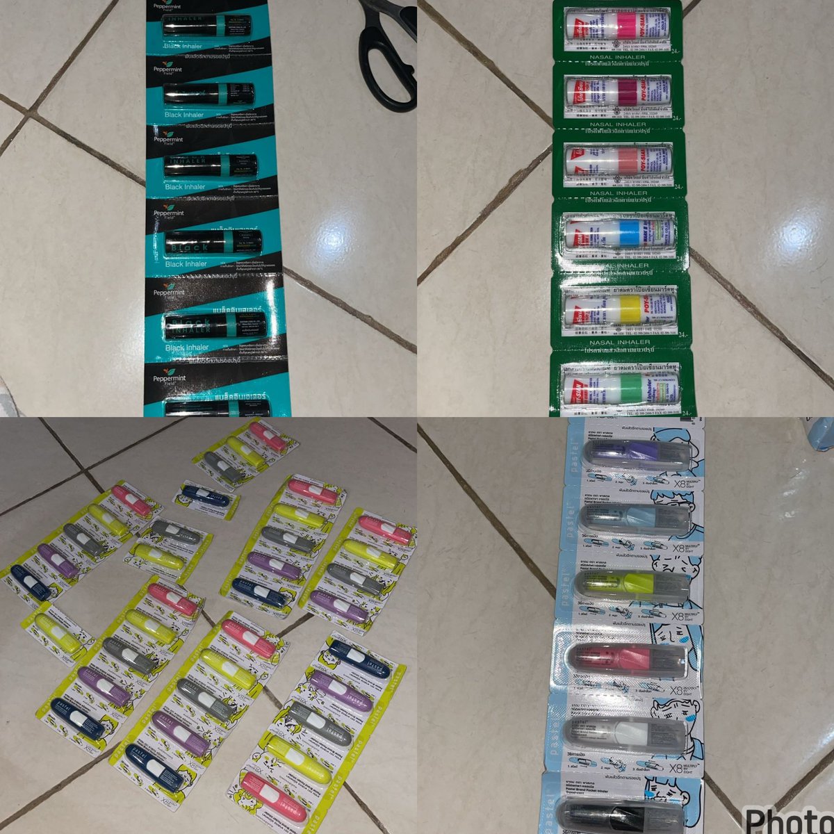 GyusolGo's tweet photo. WTS INHALER BANGKOK PASTEL POYSIAN 

💸PASTEL : 17k
💸SCENT (sisa orange 1 pcs) : 22k
💸BLACK &amp; TRANSPARENT : 20k
💸POYSIAN : 15k

📍Jakarta Barat
🍊avail co at shopee (event/non event)

dm to claim! inhalernya super duper enak banget, udah top seller banget di bangkok! https://t.co/cwcTF0efeA