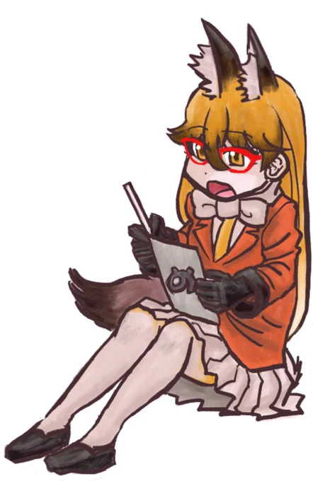 ちょっと改変して、メガキタちゃんに かわいい