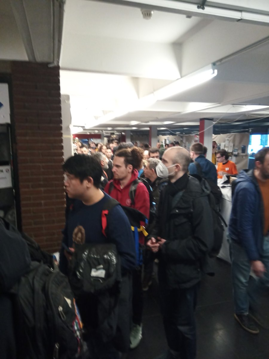 grommunio's tweet photo. Jan Engelhardt had a fantastic talk about @grommunio at this year's @FOSDEM.
Outside, many people were queuing to get in before our Lead Software Architect took to the stage to speak to a packed room and answer all questions in detail.
#fosdem #opensource #groupware https://t.co/fWCCPAX8UN